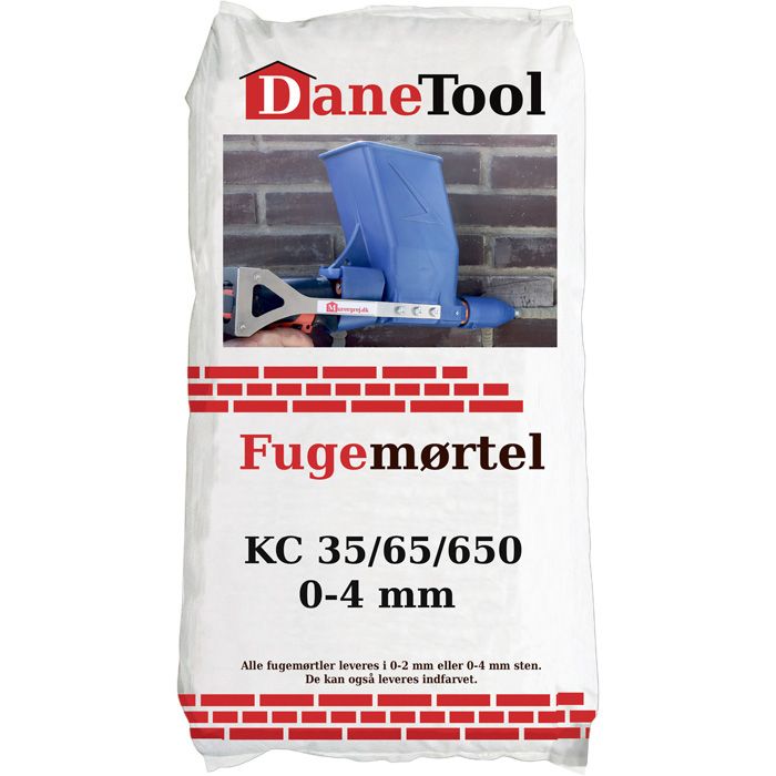 Fugemørtel KC 35/65/650 Hvid - 0-4 mm - 18 kg = 1 pose