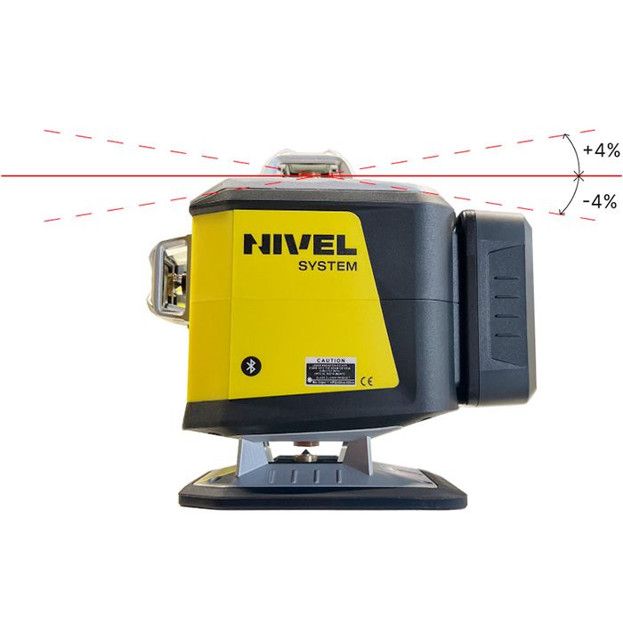 Nivel System Krydslaser CL5R (Rød)