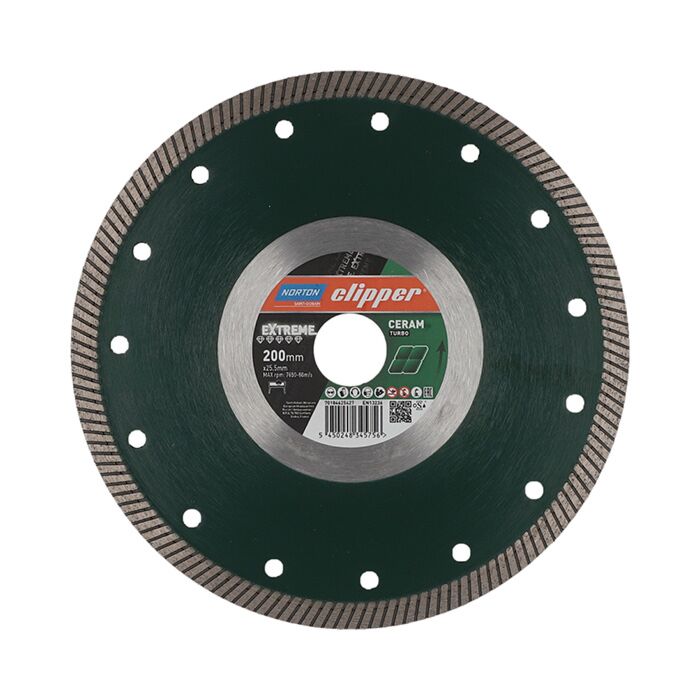 Norton Clipper Klinge EXTREME CERAMIC TURBO Ø200