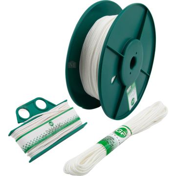 Hvid PP flisesnor - 3 mm