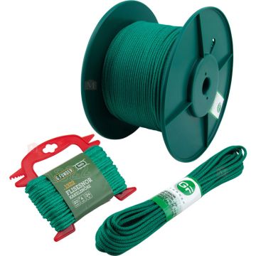 Grøn PP flisesnor - 4 mm