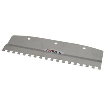 Tandspartel til fliseklæb - 28 cm - 10 x 10 mm (iTools)
