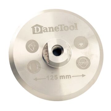 DaneTool Bagskive i aluminium m/velcro