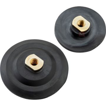 Bagskive af gummi med velcro