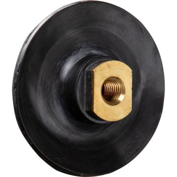 Bagskive af fleksibelt gummi med velcro