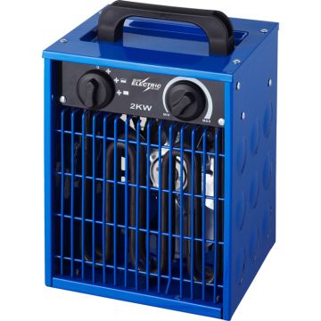 Blue Electric 2 kW, 230V varmeblæser