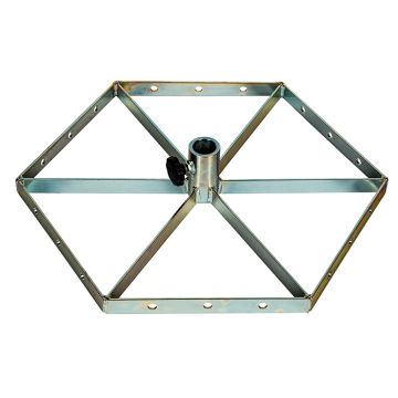 Blue Electric Hexagon top til stander