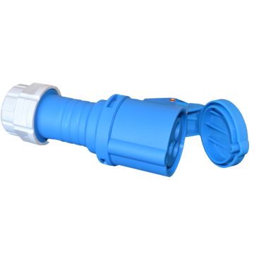 Blue Electric CEE forlængerled - Hunstik - 230 volt - 16A (blå)