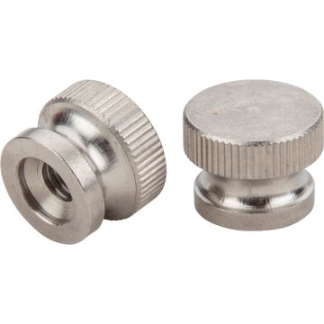 Lukket fingermøtrik - 6 mm (2 stk)