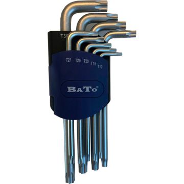 BATO Stiftnøglesæt 10-50 TX - 9 dele