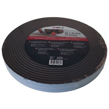 Stopliste fra iTools - 30 x 30 mm - 10 meter rulle