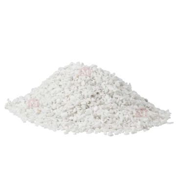 Hvid Carrara Marmorsten/Marmorskærver - 1,5-3 mm (25 kg)
