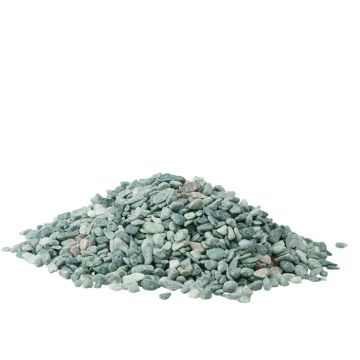 Grønne Alper Marmorsten til Epoxy - 2-4 mm (1 kg)