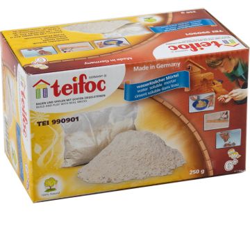 Mørtel til byggesæt fra Teifoc - 250 g