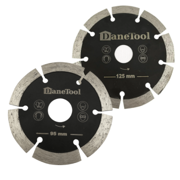 DaneTool Fugefræserskiver Ø 95 mm/125 mm - 10 stk.