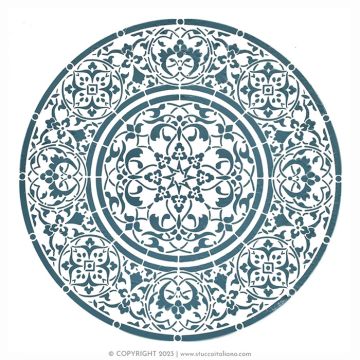 Mønsterark - Mandala 60x60