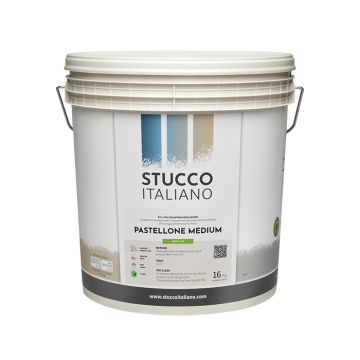 Stucco Italiano Pastellone Medium Green Line