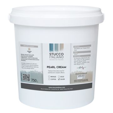 Stucco Italiano Perlecreme Sølv - 750 g