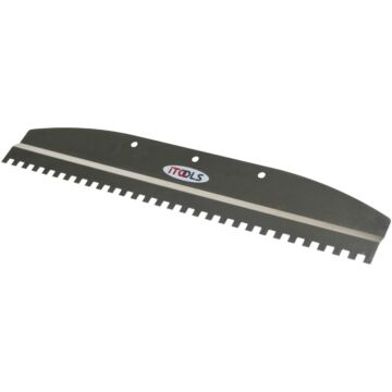 Tandspartel til fliseklæb - 47 cm - 8 x 8 mm (iTools)