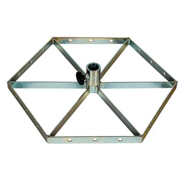 Blue Electric Hexagon top til stander