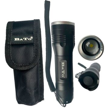 BATO Håndlampe LED - 3W - 500 Lumen - m. zoom