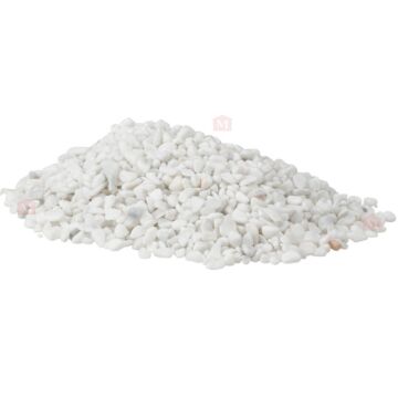 Hvid Carrara Marmorsten til Epoxy (2-4 mm)