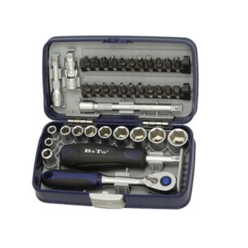 BATO Top/bitssæt 1/4" 6kt. 38 dele 5,5-14mm. (1318)