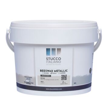 Stucco Italiano Metallisk Bivoks - Guld - 2 kg