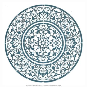 Mønsterark - Mandala 60x60