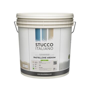 Stucco Italiano Pastellone Medium Green Line